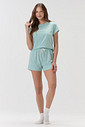 Pijama Feminino Manga Curta Com Shorts
