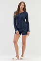 Pijama Feminino Manga Longa Com Shorts Pijama Feminino Manga Longa Com Shorts