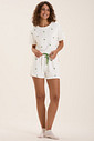 Pijama Feminino Manga Curta Com Shorts