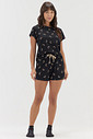 Pijama Feminino Manga Curta Com Shorts