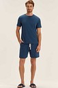 Pijama Masculino Manga Curta Com Bermuda Pijama Masculino Manga Curta Com Bermuda