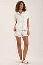 Pijama Feminino Americano Manga Curta Com Shorts