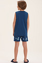 Pijama Masculino Infantil Regata Com Bermuda