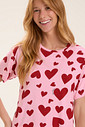 Pijama Feminino Manga Curta Com Shorts