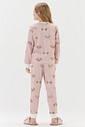 Pijama Feminino Infantil Manga Longa Com Calça