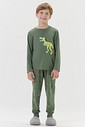 Pijama Masculino Infantil Manga Longa Com Calça