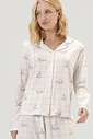 Pijama Feminino Manga Longa Americano Com Calça Pijama Feminino Manga Longa Americano Com Calça