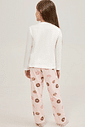 Pijama Feminino Infantil Manga Longa Com Calça