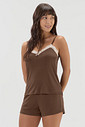 Pijama Feminino Alça Com Shorts