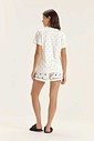 Pijama Feminino Manga Curta Com Shorts