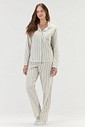 Pijama Feminino Manga Longa Americano Com Calça Pijama Feminino Manga Longa Americano Com Calça