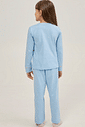 Pijama Feminino Infantil Manga Longa Com Calça