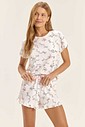 Pijama Feminino Manga Curta Com Shorts Pijama Feminino Manga Curta Com Shorts