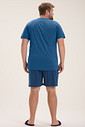 Pijama Masculino Manga Curta Com Bermuda Plus Size Pijama Masculino Manga Curta Com Bermuda Plus Size