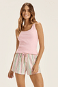 Pijama Feminino Regata Com Shorts