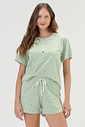 Pijama Feminino Manga Curta Com Shorts Pijama Feminino Manga Curta Com Shorts