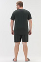 Pijama Masculino Manga Curta Com Bermuda Plus Size