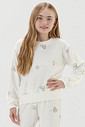 Pijama Feminino Infantil Manga Longa Com Calça