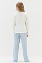 Pijama Feminino Infantil Manga Longa Com Calça Pijama Feminino Infantil Manga Longa Com Calça