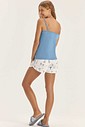 Pijama Feminino Alça Com Shorts
