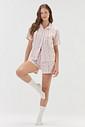 Pijama Feminino Manga Curta Americano com Shorts Pijama Feminino Manga Curta Americano com Shorts