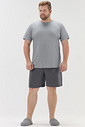 Pijama Masculino Manga Curta Com Bermuda Plus Size Pijama Masculino Manga Curta Com Bermuda Plus Size