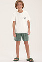 Pijama Masculino Infantil Manga Curta Com Bermuda Pijama Masculino Infantil Manga Curta Com Bermuda