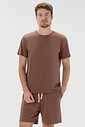 Pijama Masculino Manga Curta Com Bermuda