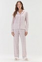 Pijama Feminino Manga Longa Americano com Calça