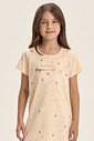 Camisola Infantil Manga Curta Feminina