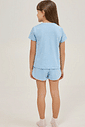 Pijama Feminino Infantil Manga Curta Com Short Pijama Feminino Infantil Manga Curta Com Short