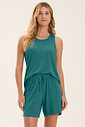 Pijama Feminino Regata Com Bermuda
