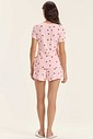 Pijama Feminino Manga Curta Com Shorts