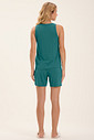 Pijama Feminino Regata Com Bermuda