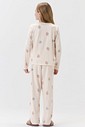 Pijama Feminino Infantil Manga Longa Com Calça