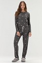 Pijama Feminino Manga Longa Com Calça