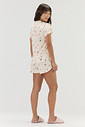 Pijama Feminino Manga Curta Com Shorts