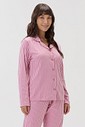 Pijama Feminino Manga Longa Americano com Calça