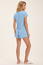 Pijama Feminino Manga Curta Com Shorts