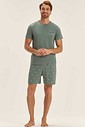 Pijama Masculino Manga Curta Com Bermuda Pijama Masculino Manga Curta Com Bermuda