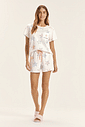 Pijama Feminino Manga Curta Com Shorts Pijama Feminino Manga Curta Com Shorts