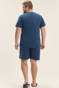 Pijama Masculino Plus Size Manga Curta Com Bermuda Pijama Masculino Plus Size Manga Curta Com Bermuda