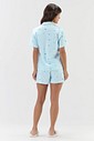 Pijama Feminino Manga Curta Americano Com Shorts