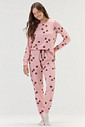 Pijama Feminino Manga Longa Com Calça