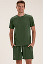 Pijama Masculino Manga Curta Com Bermuda Pijama Masculino Manga Curta Com Bermuda