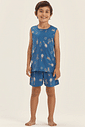 Pijama Masculino Infantil Regata Com Bermuda Pijama Masculino Infantil Regata Com Bermuda