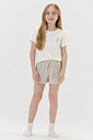Pijama Feminino Infantil Manga Curta Com Shorts Pijama Feminino Infantil Manga Curta Com Shorts