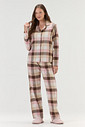 Pijama Feminino Americano Manga Longa Com Calça Pijama Feminino Americano Manga Longa Com Calça