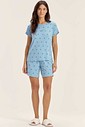 Pijama Feminino Manga Curta Com Shorts Pijama Feminino Manga Curta Com Shorts