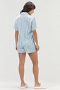 Pijama Feminino Americano Manga Curta Com Shorts